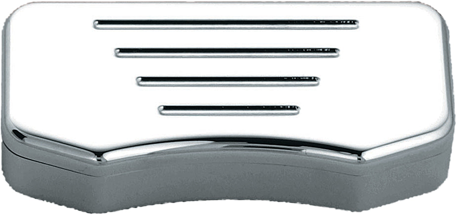 Hiddn Hrdwre Top Clamp Ball Milled Chrome