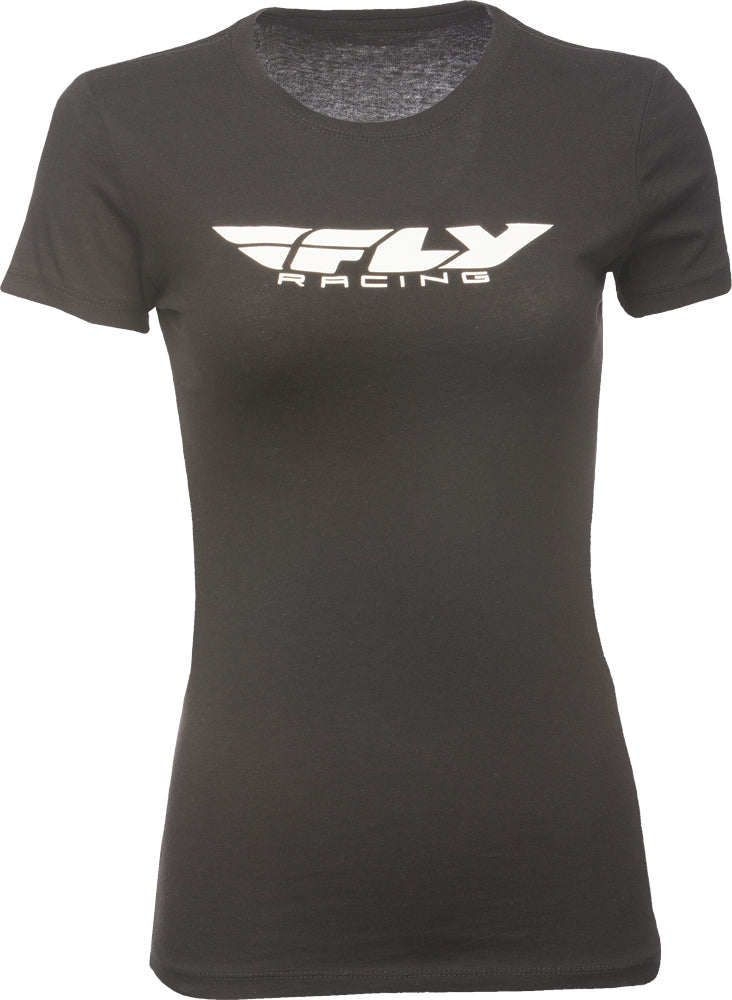 Women's Fly Corporate Tee Black Sm