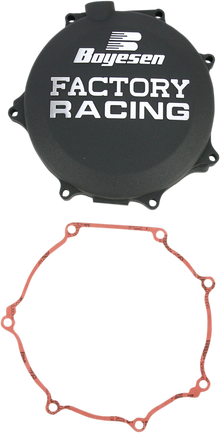 BOYESEN Clutch Cover - Black - Kawasaki CC-18B