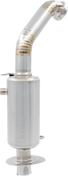 BIKEMAN PERFORMANCE Powder Lite Slip-On Muffler - Stainless Steel 02-228PL-SS-G5