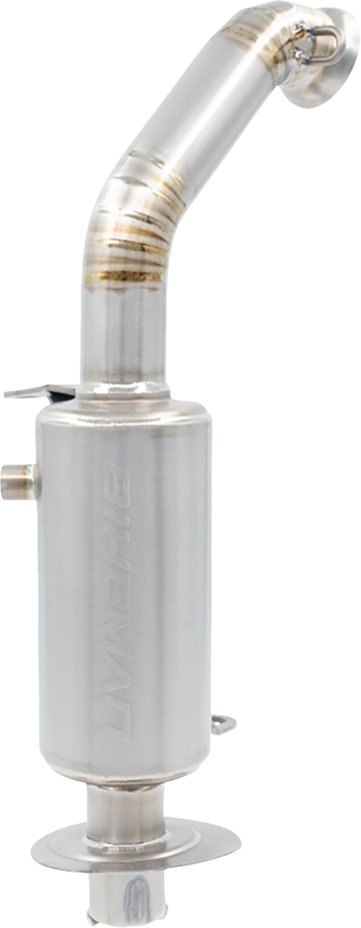 BIKEMAN PERFORMANCE Powder Lite Slip-On Muffler - Stainless Steel 02-228PL-G5-TI