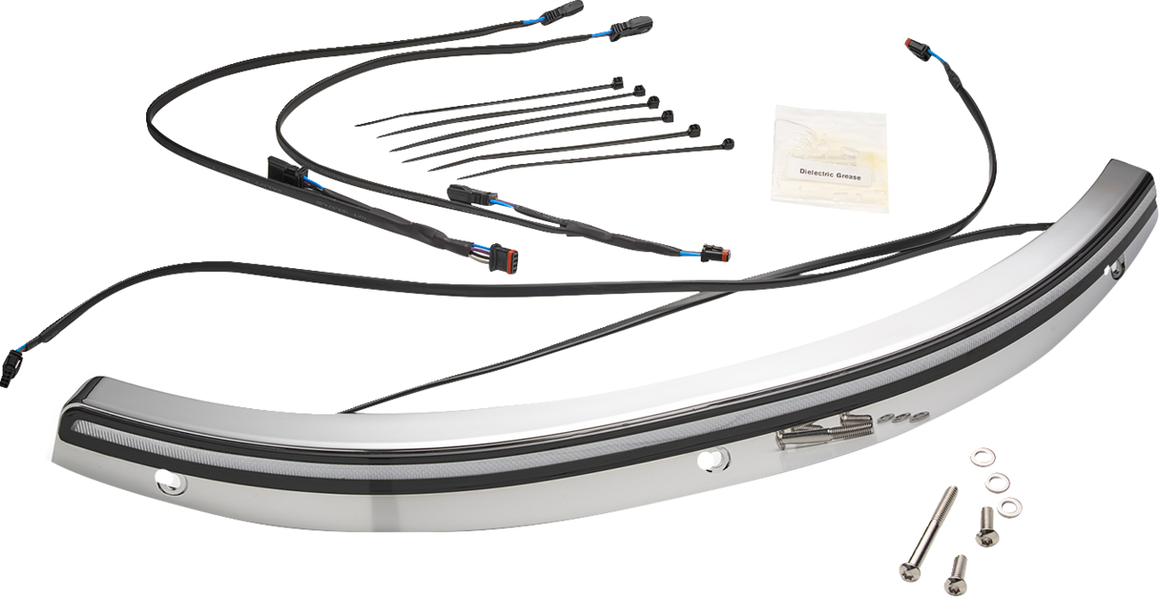 CIRO Solaire LED Windshield Trim - Chrome 12000