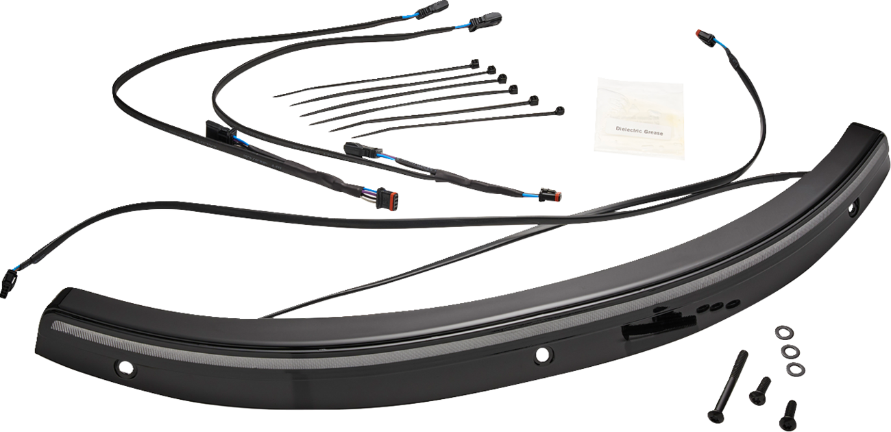 CIRO Solaire LED Windshield Trim - Black 12001