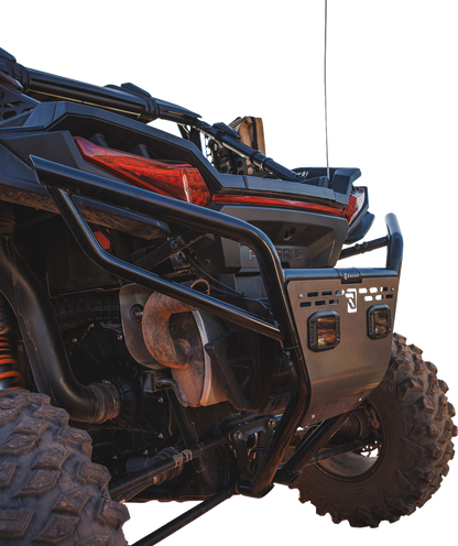 RAVEK Rear Bumper - Plug & Play Reverse LED Lighting - Polaris - RZR 64-308BKL