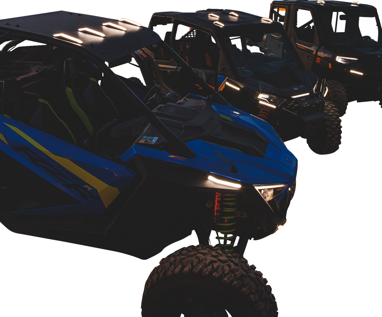 RAVEK Apex Lights™ - Running - White - RZR 64-313S