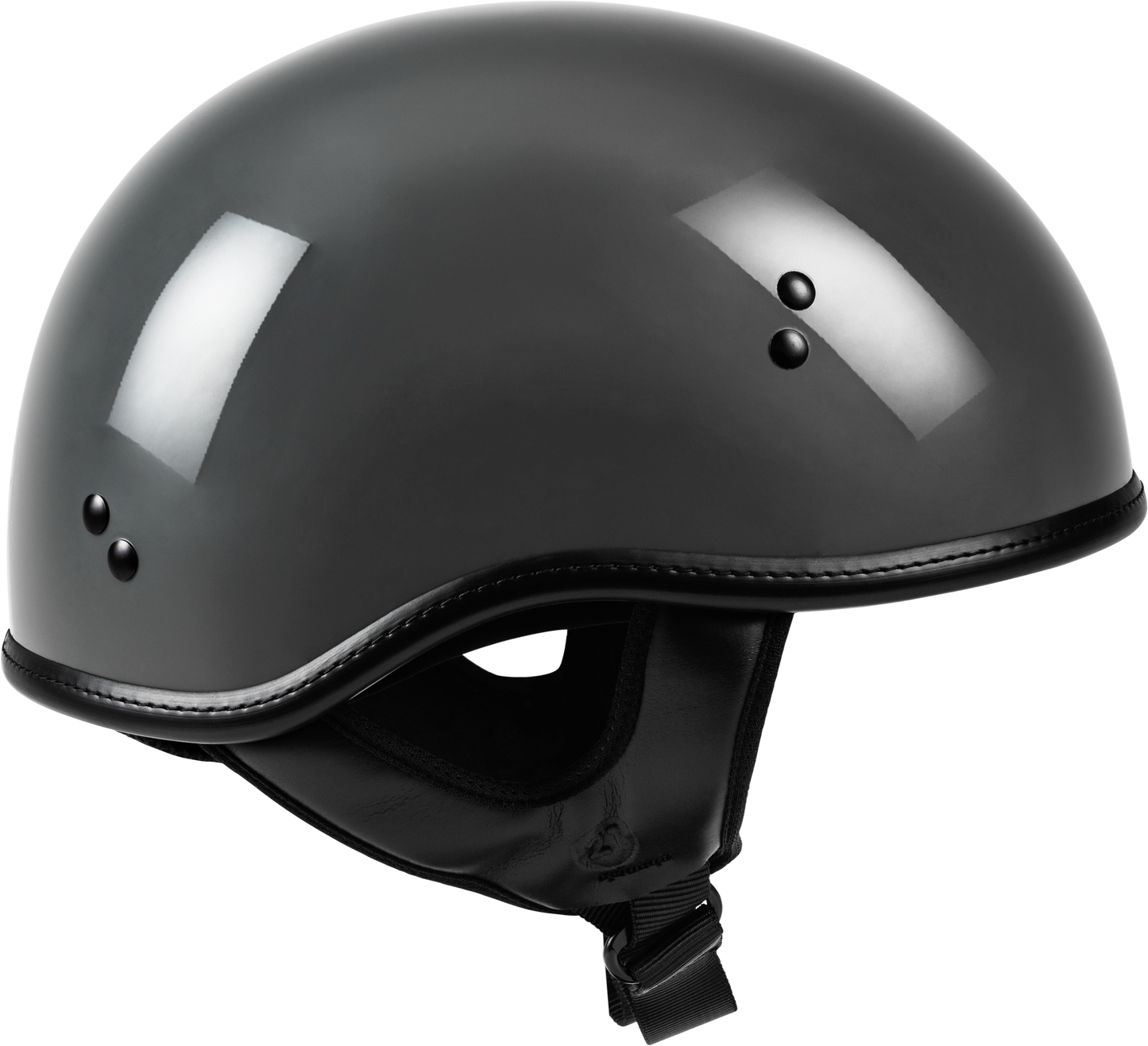 .357 Solid Half Helmet Grey 2x