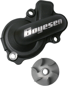 BOYESEN Impeller/Waterpump Cover - Black - Husaberg/Husqvarna/KTM WPK-45B