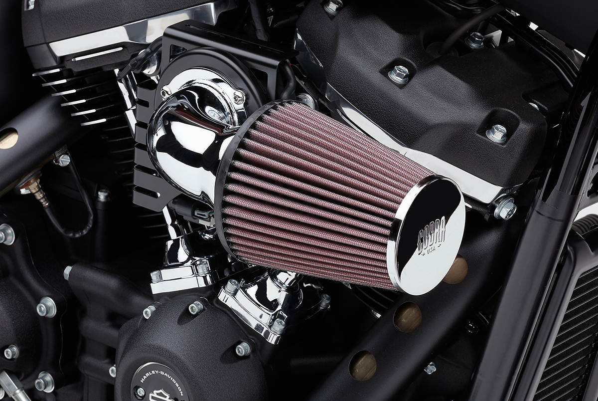 COBRA Cone Air Intake Kit - Chrome - Sportster 606-0103-06