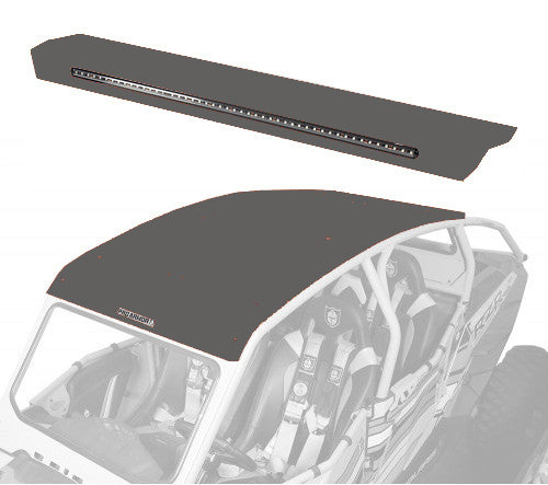 Asylum Rear Wing W/ Lightbar Stealth Grey