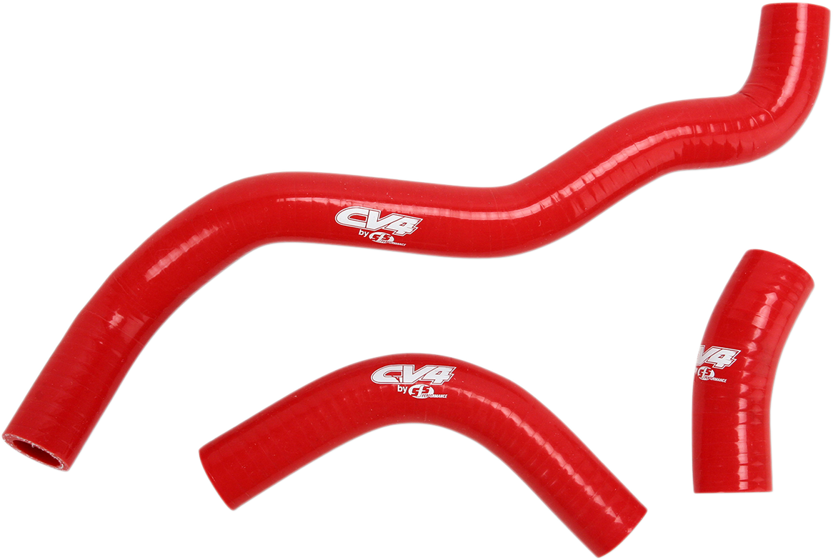 CV4 Performance Radiator Hose Kit - Red - Suzuki SFSMBC100R