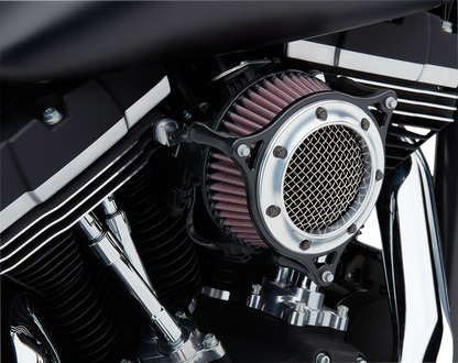 COBRA RPT Air Intake Kit - Chrome/Black - Softail 606-0104-05CB