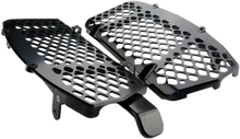 TRAIL TECH Radiator Guard Set - Black - Gas Gas/Husqvarna/KTM 0151-RB02