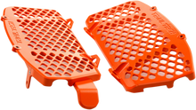 TRAIL TECH Radiator Guard Set - Orange - Gas Gas/Husqvarna/KTM 0151-RB03