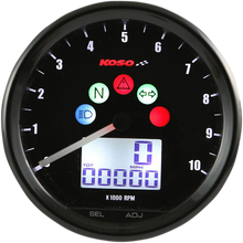 KOSO NORTH AMERICA Multifunction Meter - TNT D64 - Black BA058100