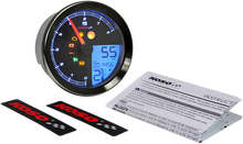 KOSO NORTH AMERICA Multi-Function Speedometer/Tachometer - HD-04 - Black BA051231