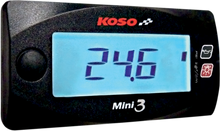 KOSO NORTH AMERICA Mini 3 Oil Pressure Gauge BA003200