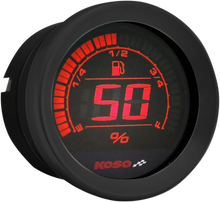 KOSO NORTH AMERICA 2" Fuel Level Gauge - Black BA050210