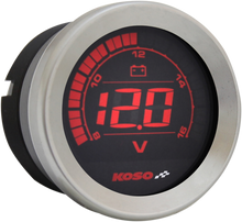 KOSO NORTH AMERICA 2" Voltmeter Gauge - Chrome BA050300