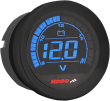 KOSO NORTH AMERICA 2" Voltmeter Gauge - Black BA050310
