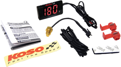 KOSO NORTH AMERICA Super Slim Temperature Gauge BA024R10