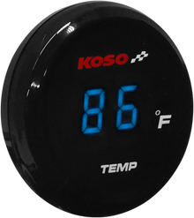 KOSO NORTH AMERICA I-Gear Thermometer - Blue Digits BA067B12