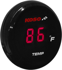 KOSO NORTH AMERICA I-Gear Thermometer - Red Digits BA067R12