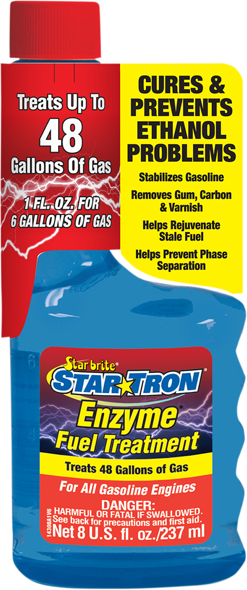 STAR TRON Enzyme Fuel Treatment - 8 US fl oz. Each - 6 Pack 14308