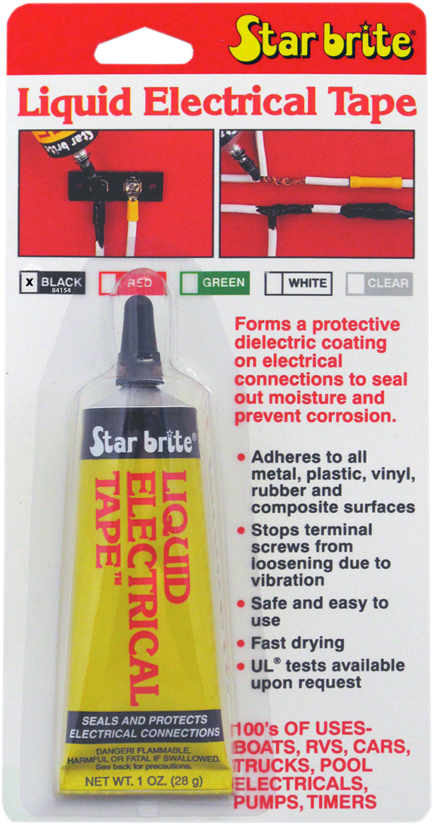 STAR BRITE Liquid Sealant - Black - 1 oz. net wt 84154