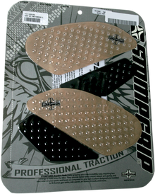 STOMPGRIP Tank Grips - Volcano - Clear/Black - Yamaha - YZF '06-'09 55-10-0005H