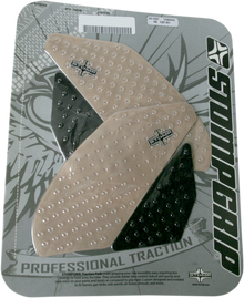 STOMPGRIP Tank Grips - Volcano - Clear/Black - Yamaha - YZF '09-'14 55-10-0007H