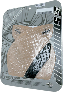 STOMPGRIP Tank Grips - Volcano - Clear/Black - Kawasaki - Ninja '09-'25 55-10-0037H