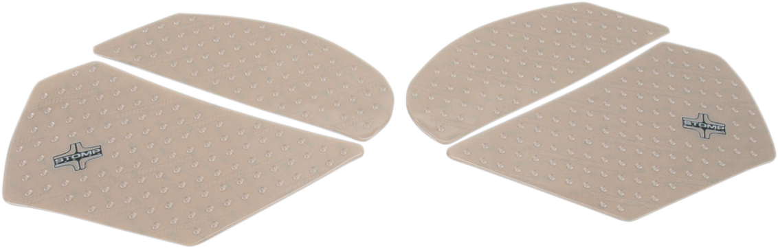 STOMPGRIP Tank Grips - Volcano - Clear - Kawasaki - Ninja '11-'25 55-10-0040C