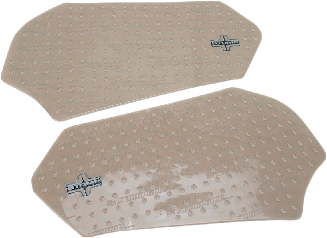STOMPGRIP Tank Grips - Volcano - Clear - Suzuki - GS '11-'25 55-10-0057C