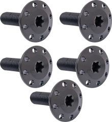 ARLEN NESS Bolt Kit - Holeshot/Front/Floating/Brake Rotor - Spoke Mount - Black - 5 Pack 300-915