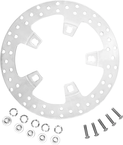 COASTAL MOTO Brake Rotor - 320 mm - Front - Polished - '24 FLHX/FLTR CM-FR-320P