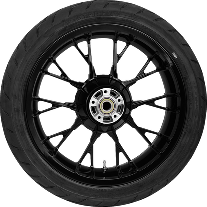 COASTAL MOTO Marlin Rear Wheel - Solid Black (18") | Dunlop Tire (180/55B18) PKG-MAR185SB-ABST