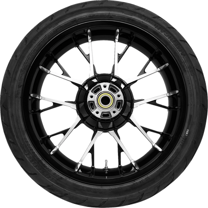COASTAL MOTO Marlin Rear Wheel - Black Cut (18") | Dunlop Tire (180/55B18) PKG-MAR185BC-ABST
