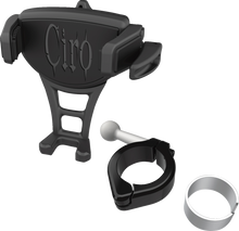 CIRO Constrictor Phone Holder - Black - Black 1-1/8" | 1-1/4" Handlebar Mount 50355