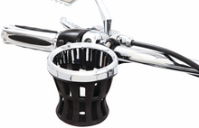 CIRO Gen 2 Drink Holder - Chrome - Chrome 1-1/8"/1-1/4" Handlebar Mount 55414