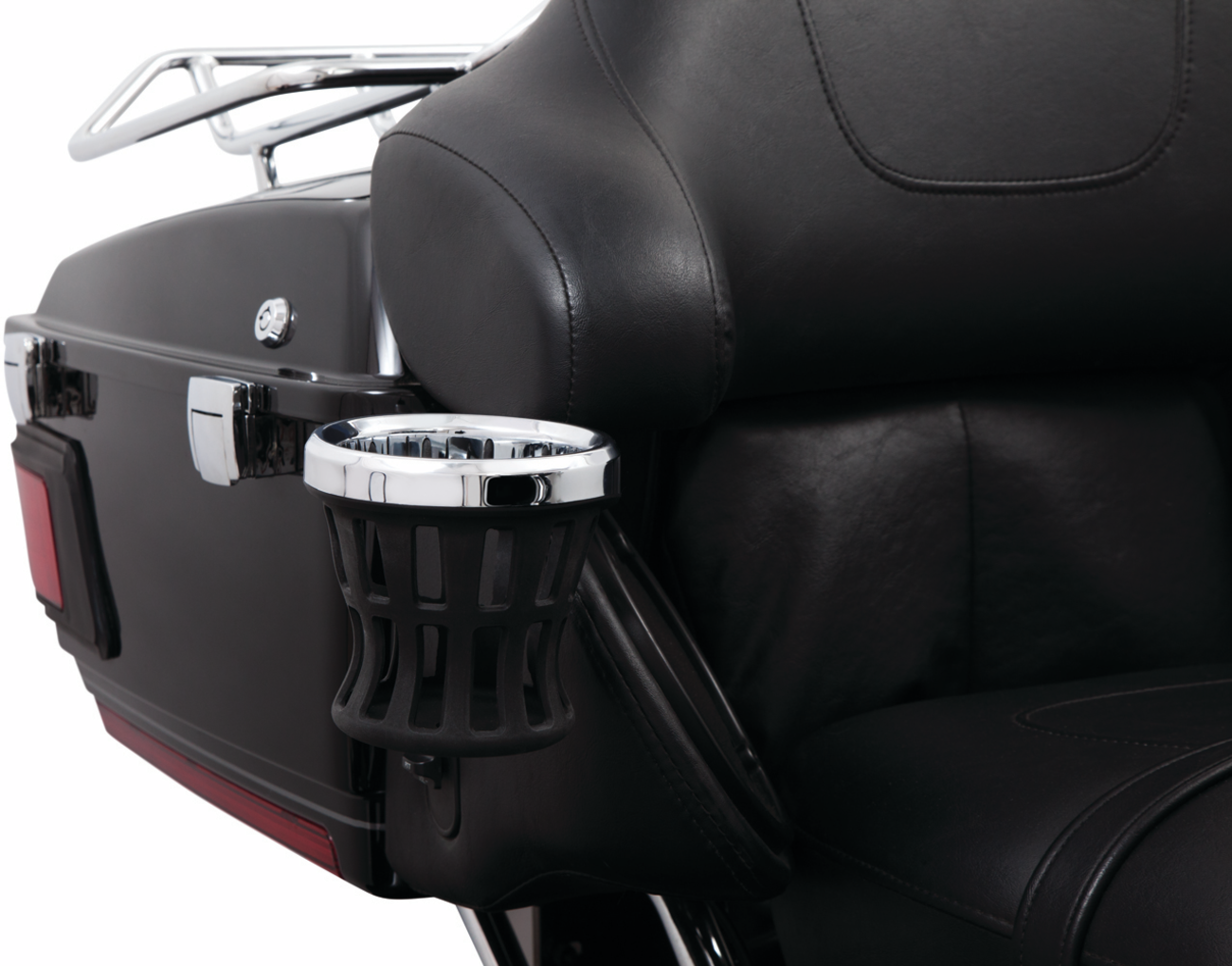 CIRO Gen 2 Drink Holder - Chrome - Passenger - Black Mount 55422