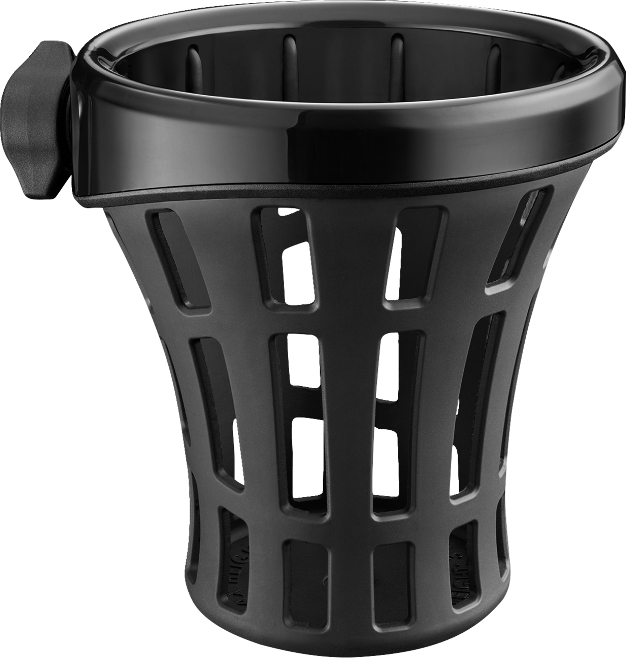 CIRO Gen 2 Drink Holder - Big Ass® - Black - Black 1-1/8"/1-1/4" Handlebar Mount 55915