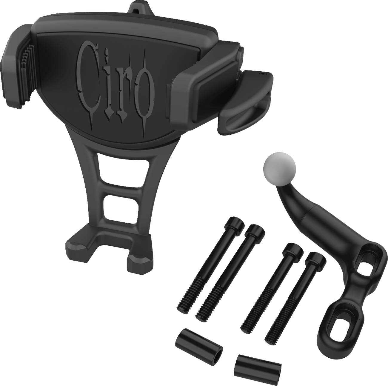 CIRO Constrictor Phone Holder - Black - Black Offset Perch Mount 50351
