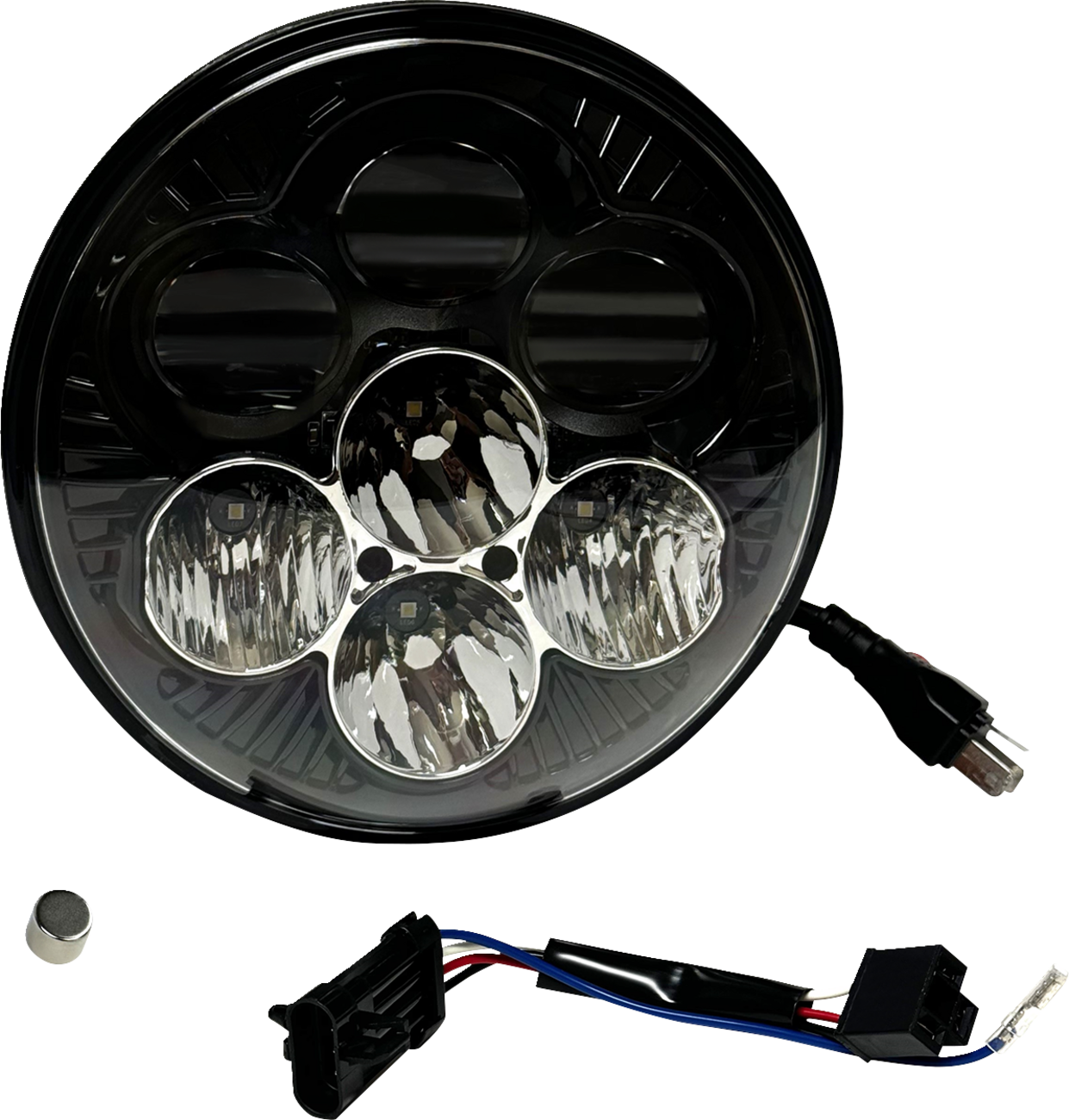 CUSTOM DYNAMICS Headlight - Shark Demon® - LED - Color Changing SD2-7-14