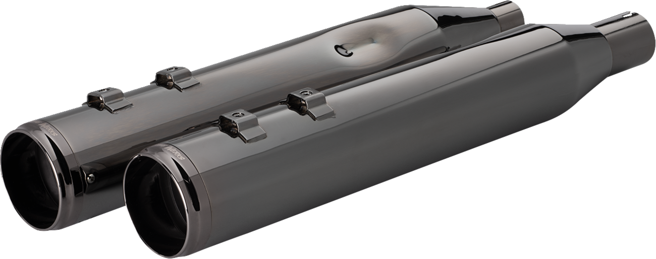 KHROME WERKS 4-1/2" HP-Plus® Slip-On Mufflers with Race Tip - Eclipse® - M8 201940
