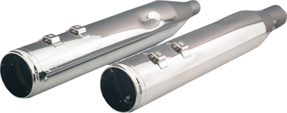 KHROME WERKS 4-1/2" HP-Plus® Slip-On Mufflers with Race Tip - Chrome - Twin Cam 202915