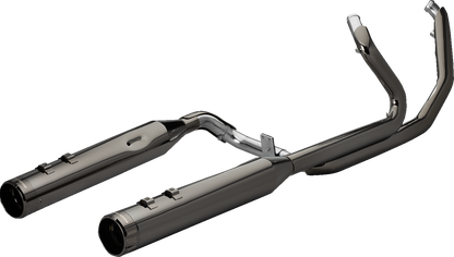 KHROME WERKS 2-into-2 Dominator Exhaust System with 4-1/2" Mufflers - Eclipse® with Klassic Tip - M8  201500