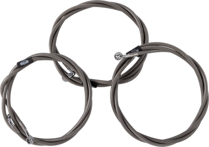 LA CHOPPERS Brake Line - Chrome LA-8059B13