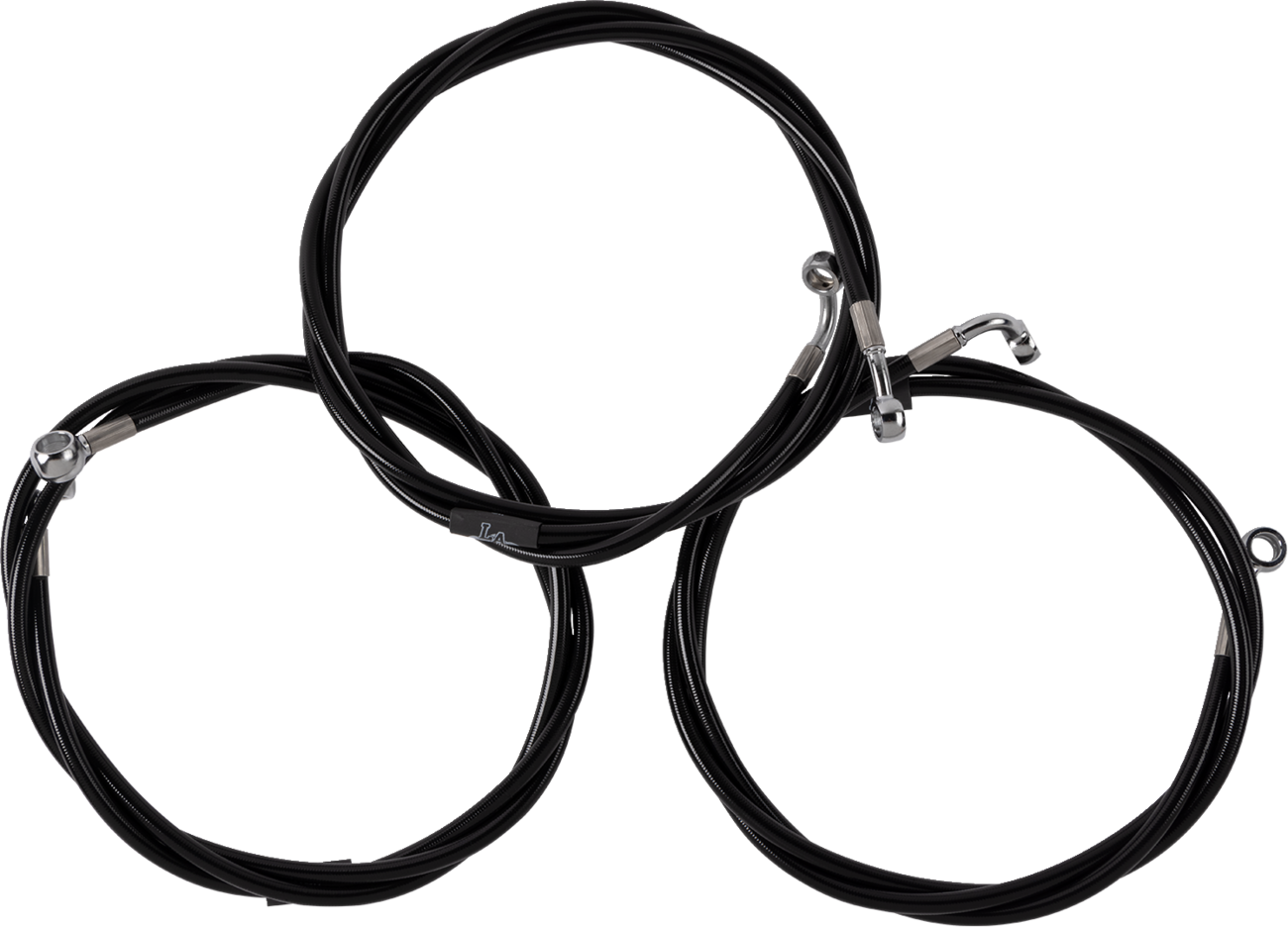 LA CHOPPERS Brake Line - Black LA-8059B16B