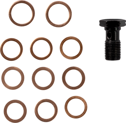 LA CHOPPERS Brake Line - Midnight LA-8059B16M