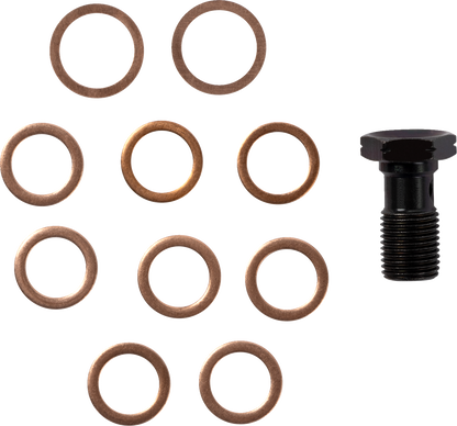 LA CHOPPERS Brake Line - Midnight LA-8059B13M